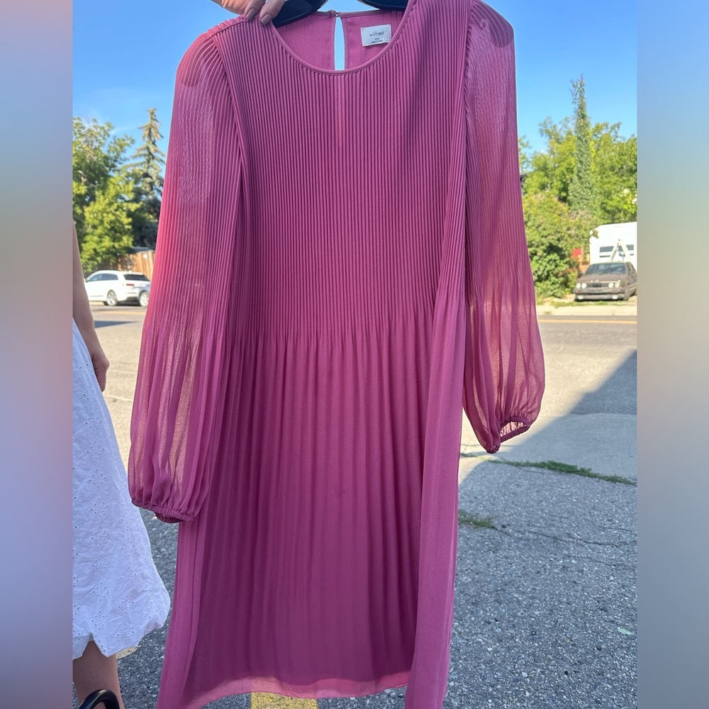 Wilfred flowy long sleeve dress